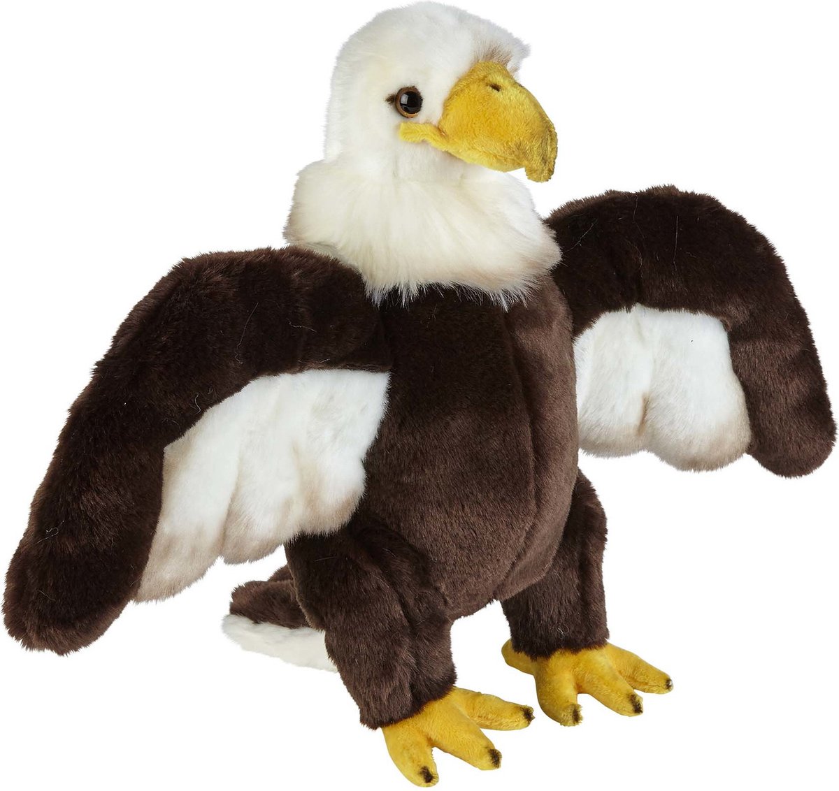Ravensden Knuffel Zeearend - pluche - 28 cm - Amerikaanse Zeearend roofvogel - knuffeldier