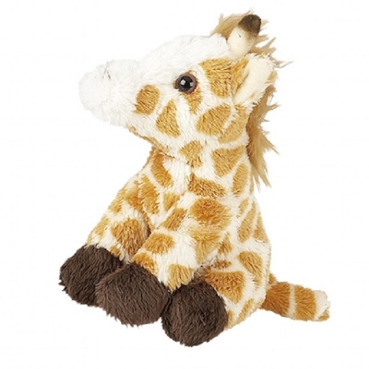 8x Pluche gevlekte giraffe sleutelhangers 10 cm - Giraffe dieren sleutelhangers- Speelgoed voor kinderen