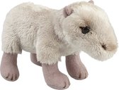 Pluche beige capibara/waterzwijn knuffel 15 cm - Capibaras knaagdieren knuffels - Speelgoed voor kinderen