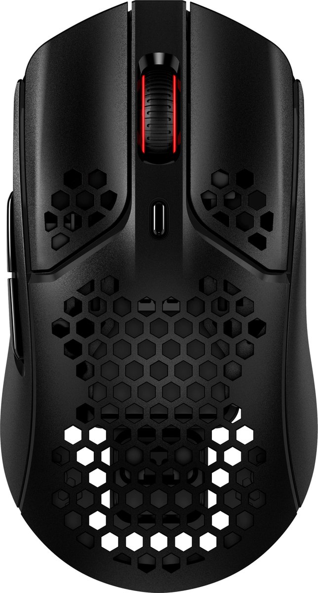 HyperX Pulsefire Haste Draadloze Gaming Muis - 16000DPI - Zwart/Rood