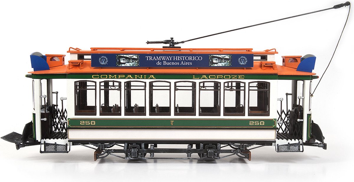 OcCre Tram Buenos Aires - Houten modelbouw - Historisch bezit