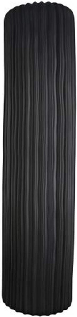 Fjord Vaas - H76 x Ø19 cm - Keramiek - Mat zwart - Modern - Decoratief