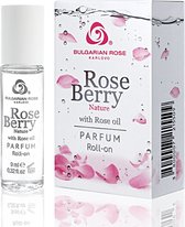 Huile de rose de Bulgarie huile de parfum, longue tenue, parfum doux, myrtilles, rose, ingrédients naturels, roll-on 9ml