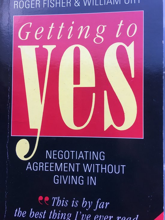 GETTING TO YES