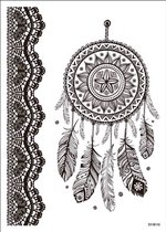 Grote sexy lace neptattoo FST159- Carnaval-Tijdelijke Tattoos - Nep Tatoeage- Tattoo sticker B116