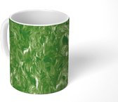 Mok - Verf - Marmer print - Groen - Design - Mokken - 350 ML - Beker - Uitdeelcadeautjes