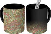 Magische Mok - Foto op Warmte Mokken - Patronen - Abstract - Regenboog - Magic Mok - Beker - 350 ML - Uitdeelcadeautjes
