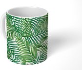Mok - Patronen - Palmblad - Bladeren - Mokken - 350 ML - Beker - Uitdeelcadeautjes