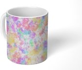Mok - Tie dye - Pastel - Regenboog - Verf - Patronen - Mokken - 350 ML - Beker - Uitdeelcadeautjes