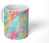 Mok - Textiel - Tie dye - Verf - Patronen - Mokken - 350 ML - Beker - Uitdeelcadeautjes