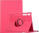 Mobigear Tablethoes geschikt voor Samsung Galaxy Tab S7 Hoes | Mobigear DuoStand Draaibare Bookcase + Stylus Houder - Magenta