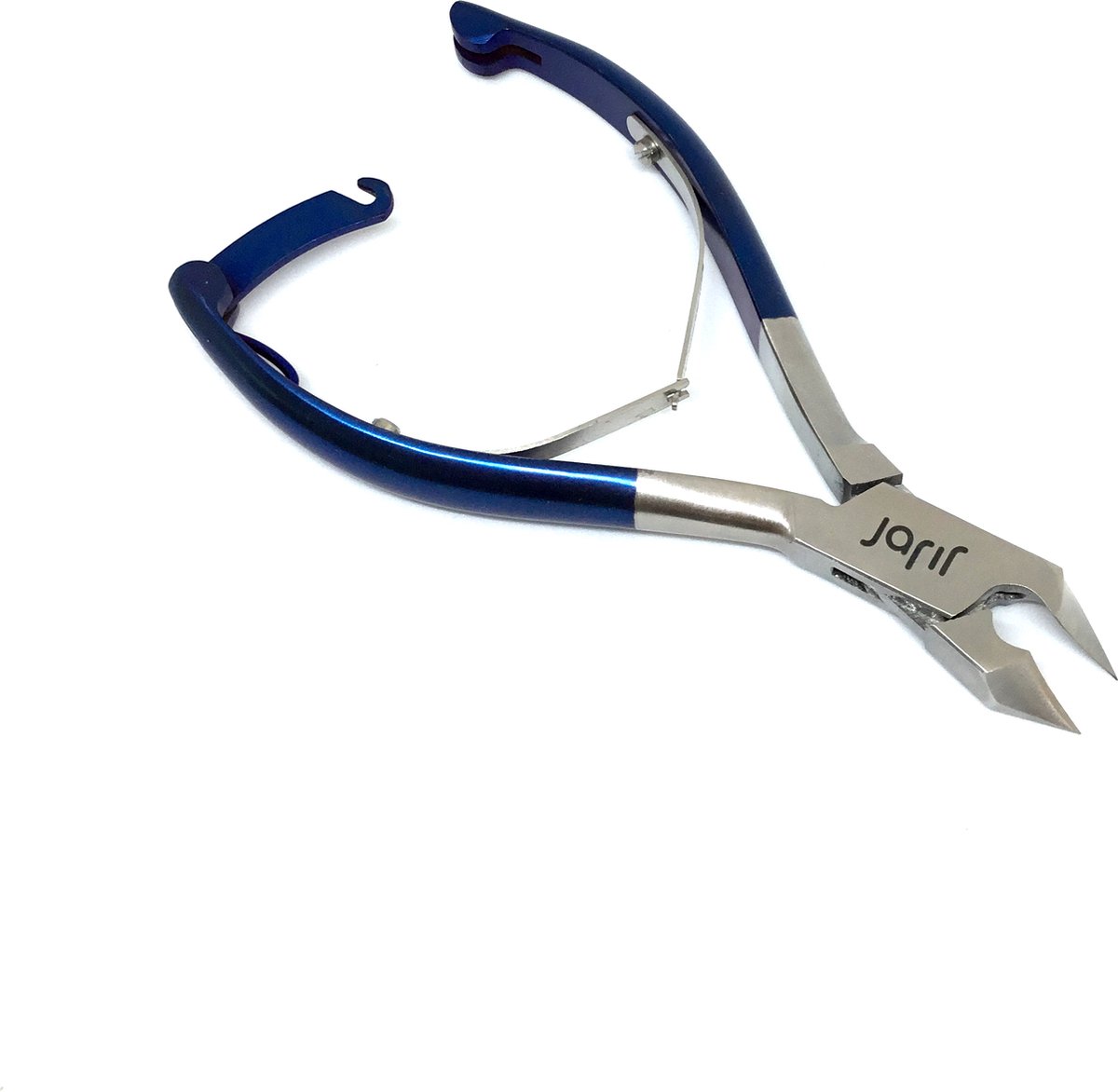 jarif - nagelknipper - nageltang - nagelschaar - kopknipper - rvs - 14 cm - blauw