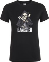 Klere-Zooi - Skeleton Gangster - Dames T-Shirt - XL