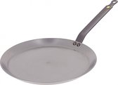 crêpepan Mineral B Element 30 cm staal zilver