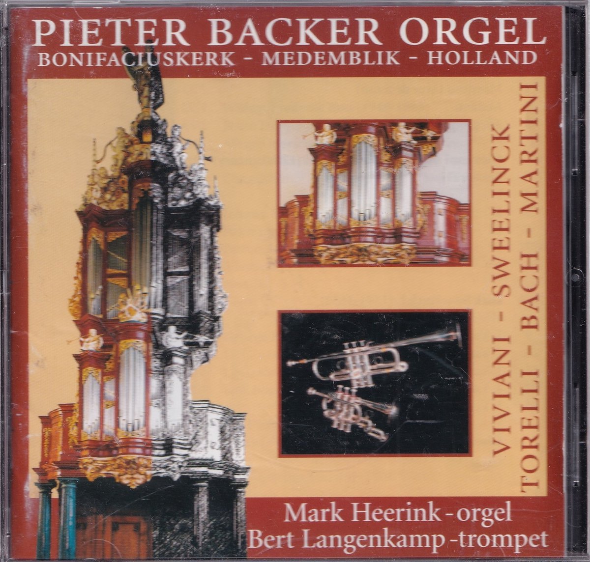 Mark Heerink en Bert Langenkamp vanuit de Bonifaciuskerk te Medemblik NL