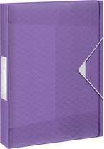 Esselte Colour'Breeze A4 Documentenbox voor 350 Vel - Rugbreedte van 40 Millimeter - Organiser voor Documenten - Lavendel