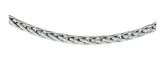 Schitterende Zilveren Halsketting Vossestaart 43 cm. MODEL 8 L |Dames Halsketting |Heren Halsketting