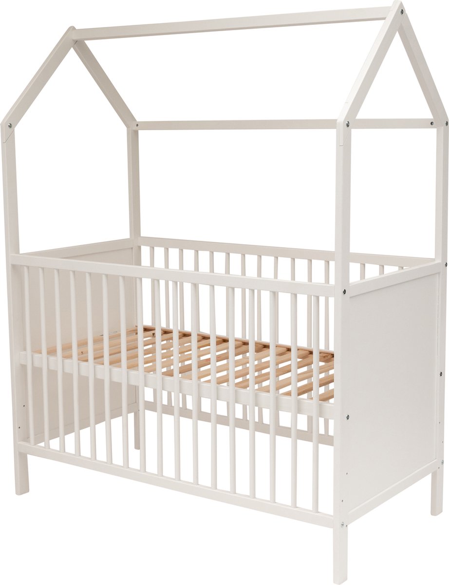 Cabino Baby Bed Ivy Wit 60 x 120 cm Cabino Baby Bed Ivy Wit 60 x 120 cm