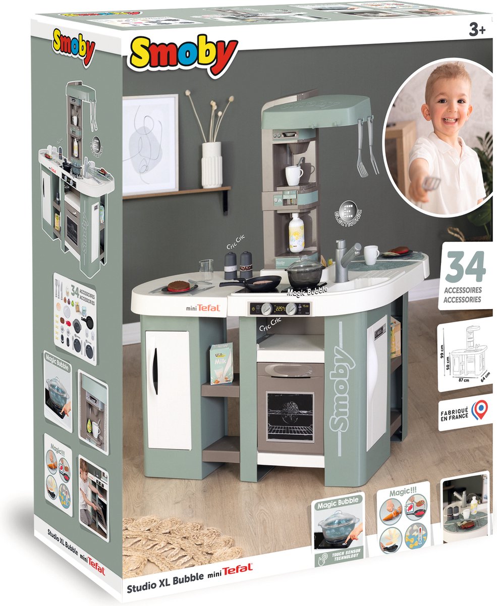 Smoby Tefal Studio Bubble XL Keuken speelkeuken thumbnail 3