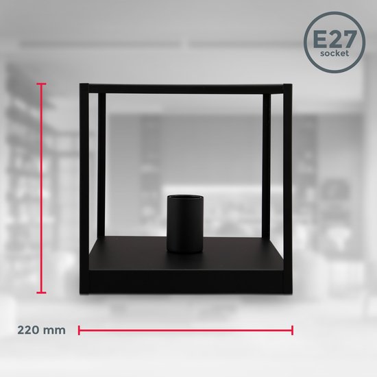 BK Light - Plafonnier - 1 E27 - noir