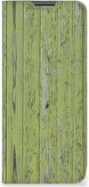 Telefoon Hoesje Nokia G50 Wallet Case Green Wood