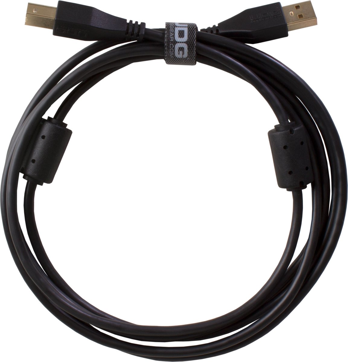 UDG Ultimate Audio Cable USB 2.0 A-B Black Straight 2m (U95002BL) - Kabel voor DJs