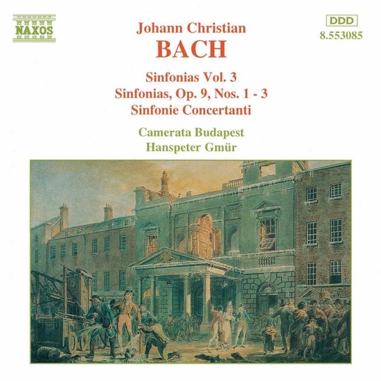 Camerata Budapest - J.C. Bach: Sinfonias 3 (CD)