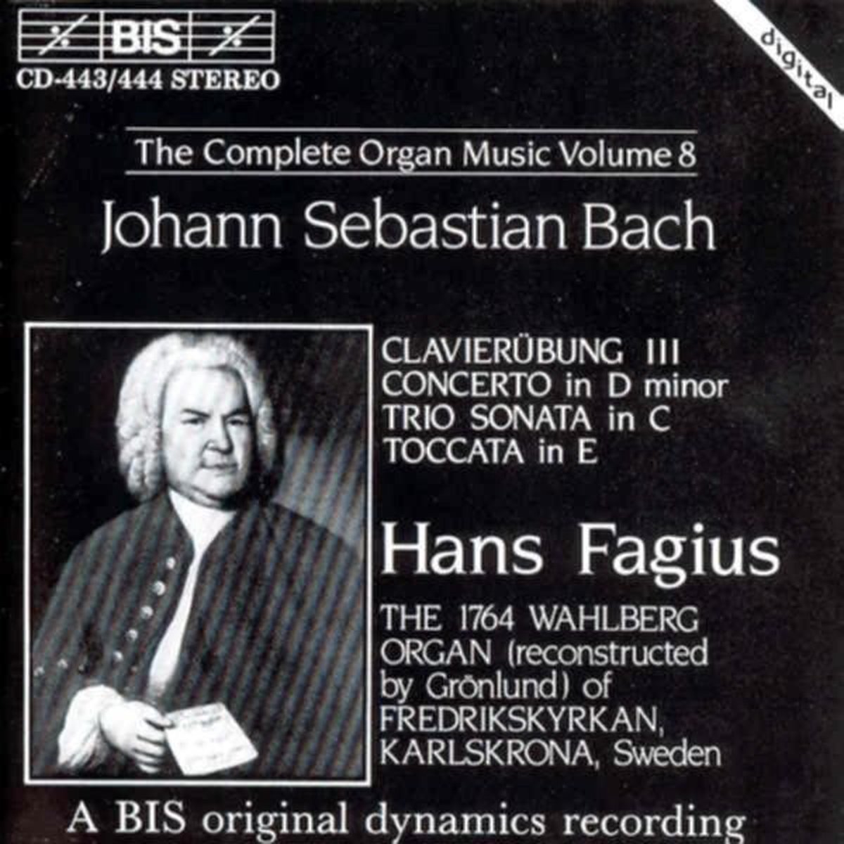 Hans Fagius - J.S. Bach: The Complete Organ Music Vol 8 (2 CD)