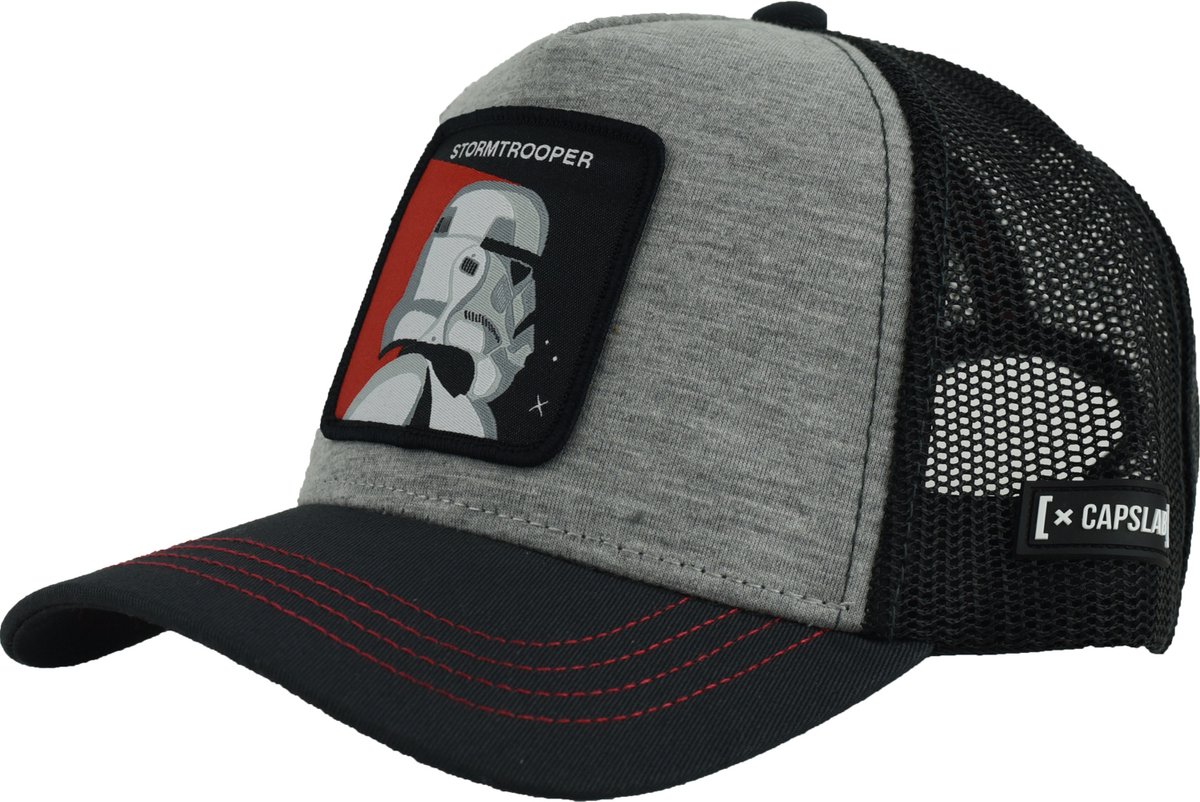 Capslab Star Wars Stormtrooper Cap CL-STT2-1-FOO, Mannen, Grijs, Pet, maat: One size