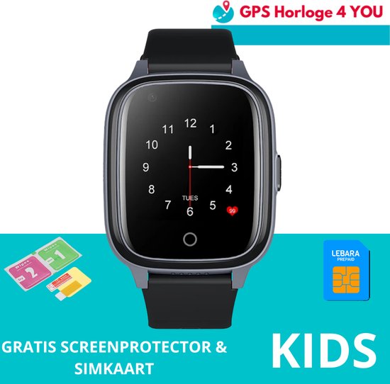 GPS Horloge 4 YOU - GPS Horloge kind - GPS Tracker Kids - Smartwatch voor  kinderen - | bol.com