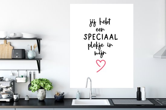 Poster Quotes - Spreuken - Liefde - Jij hebt een speciaal plekje in