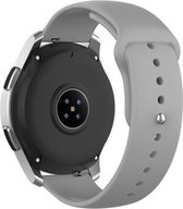 Strap-it Smartwatch bandje 20mm - horlogebandje sport geschikt voor Samsung Galaxy Watch 42mm / Galaxy Watch 3 41mm / Galaxy Watch Active / Active2 40 & 44mm / Gear Sport - Polar Ignite / 2 / 3 / Unite / Pacer - grijs