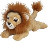 Pluche dieren knuffels Leeuw van 33 cm - Knuffeldieren speelgoed