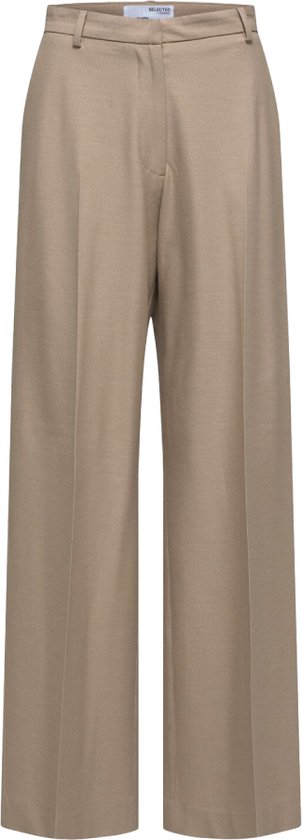 ONLY ONLHATTIE-Lana HW Wide Mel Pant TLR, dark grey melange, 36W x 32L