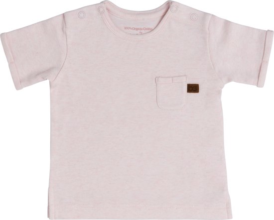 Baby's Only T-shirt Melange - Classic Roze - 50 - 100% ecologisch katoen - GOTS