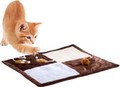 Speel- en krabmat voor katten 56 x 47 cm – Krab- en speelmat kat huisdier accessoire