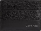 Calvin Klein Heren pasjeshouder Leer - Zwart