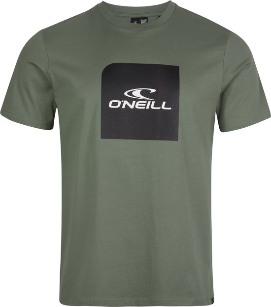 O'Neill T-Shirt Men Cube Ss T-Shirt Agave Green L - Agave Green 100% Eco-Katoen Round Neck