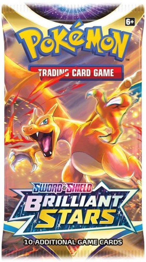 Trading Card - Pokemon Boosterpack - Brilliant Stars- 1 pakje a 10 kaarten - Booster Pack