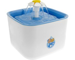 PrimeMatik - Drinkbak voor honden en katten 2,5L blauw. Elektrische bron met gefilterde pet water dispenser PrimeMatik - Drinkbak voor honden en katten 2,5L blauw. Elektrische bron met gefilterde pet water dispenser