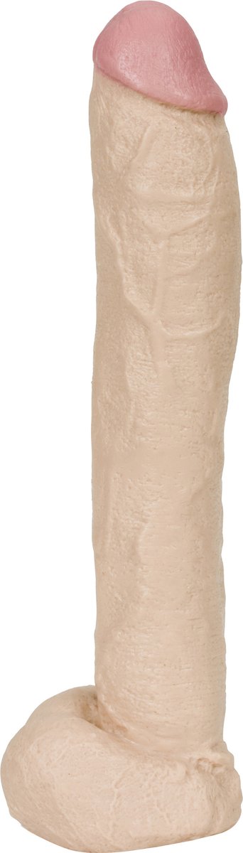 Goedkoopste Doc Johnson The Naturals realistische dildo The Naturals - Dong With Balls beige - 29,46 cm
