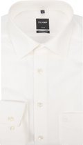 OLYMP Luxor modern fit overhemd - beige of off white - Strijkvrij - Boordmaat: 43