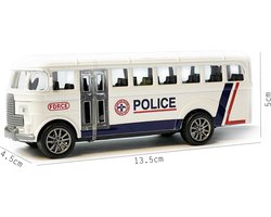 Politiebus - Speelgoed politie busje - Die Cast voertuig - pull-back drive - 13.5CM