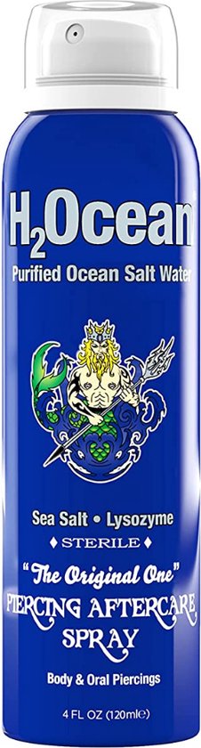 H2Ocean Saline Piercing Spray - 120ml - Soins Piercing