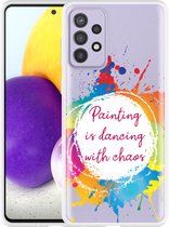 Hoesje Geschikt voor Samsung Galaxy A73 Painting