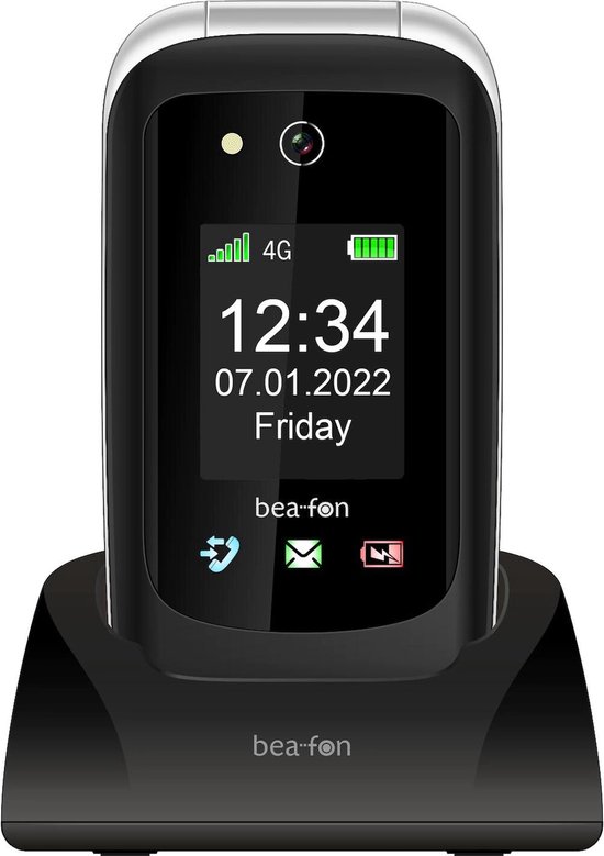 SL720i BNL Senioren mobiele telefoon - 4G - Noodknop - Zilver/Zwart - geschikte voor alle providers