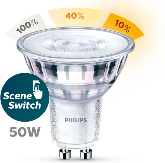 Philips Kosipo Opbouwspot 4-lichts - Zwart - GU10 - Draaibare spots - Eenvoudige installatie - Exclusief lichtbron