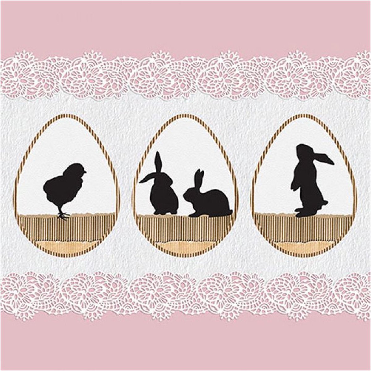 Pasen tafeldecoratie set geel tafelkleed 138 x 220 cm en 20x paas thema servetten met paas decoraties