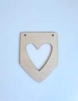 Houten Slinger - Hartje - Hout van Papa