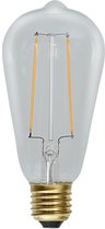 Druppel-Edison lamp - E27 - 2.3W - Super Warm Wit <2200K - Filament - Helder